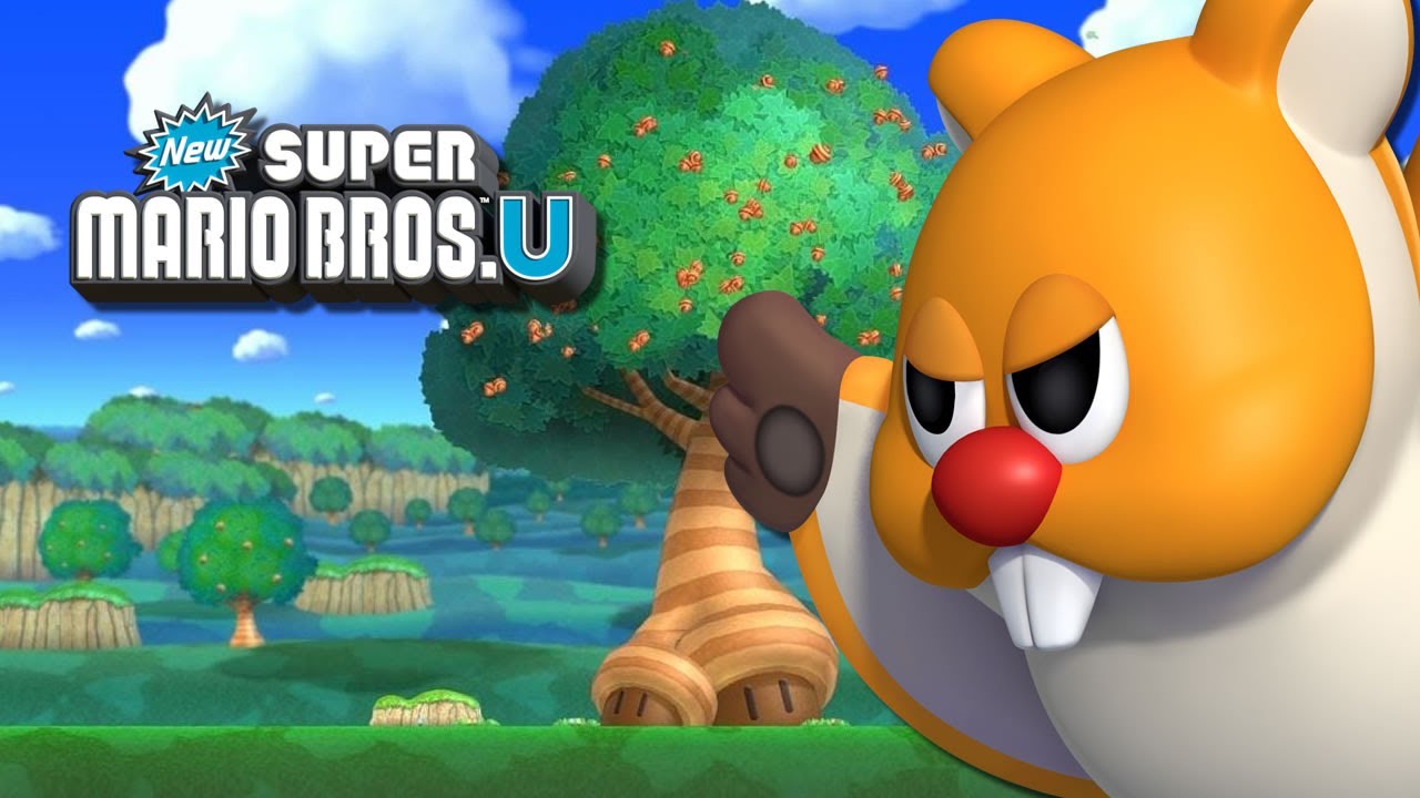 New Super Mario Bros. U - Acorn Plains, Acorn Plains Way - 100% Walkthrough