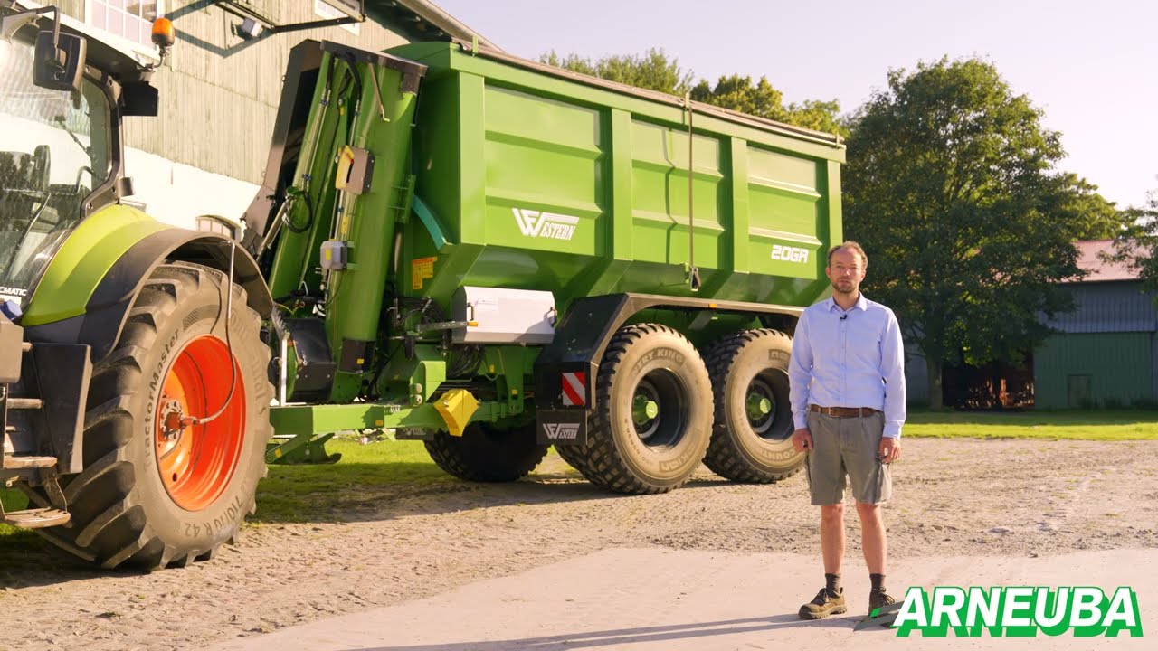 Western Überladewagen WF 20 GR in der Getreideernte | Ibbo Schröder - Kundenstimme | Arneuba