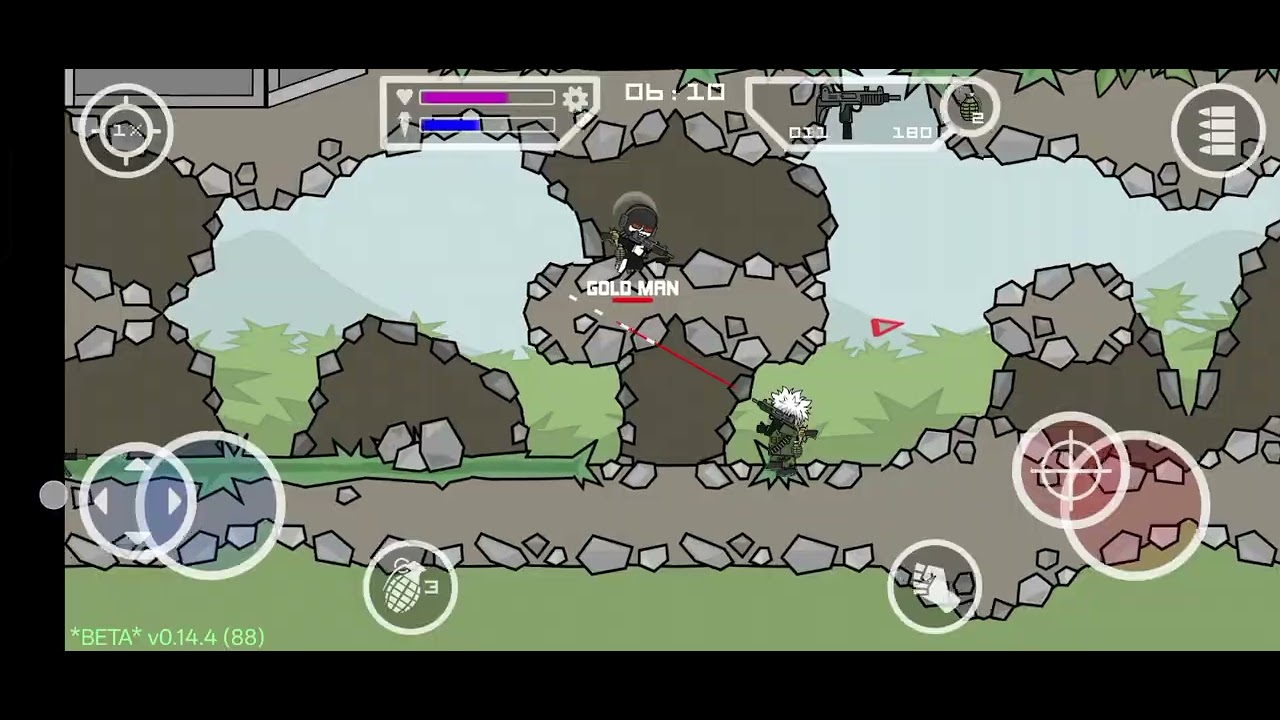 The most noobest guy in mini miltia