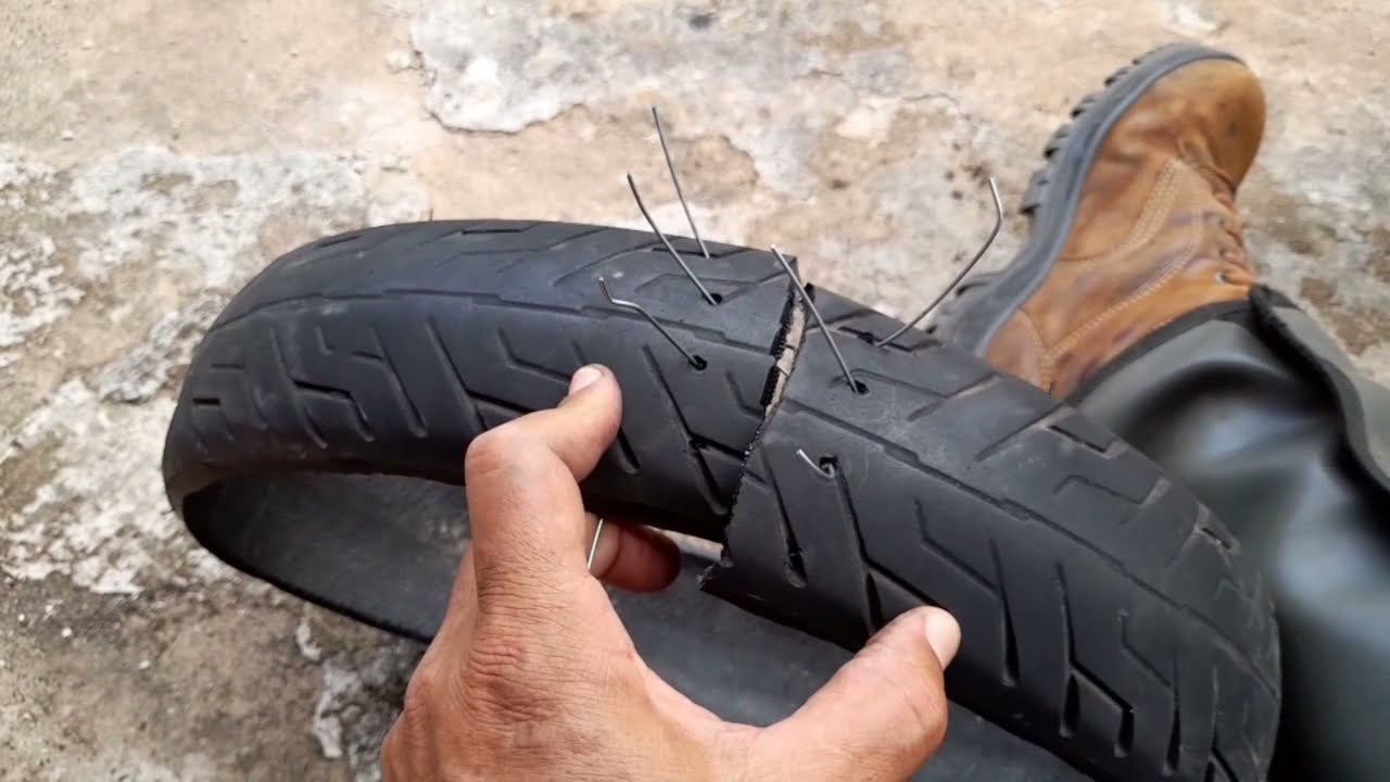 Pneu do Carrinho de mão ficou reforçado