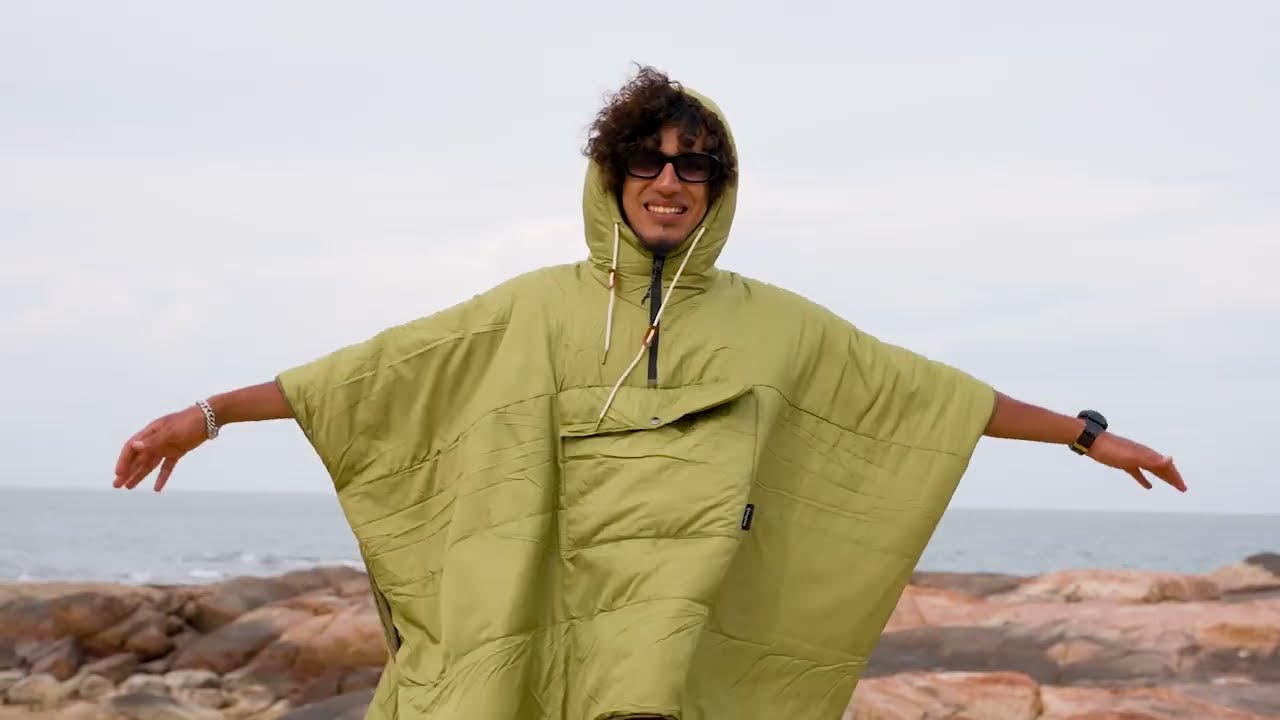KingCamp Hooded Outdoor Poncho Blanket KS2521