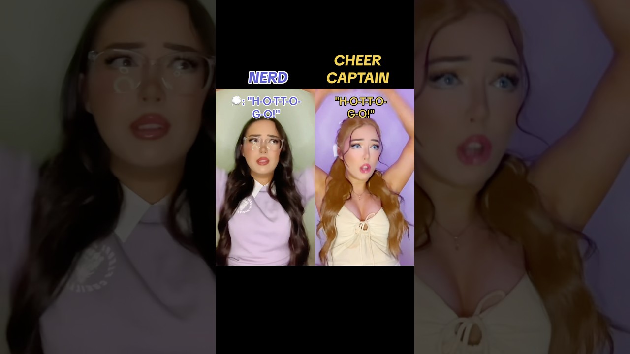 #pov The nerd joins the cheerleading team... #shorts #youtubeshorts