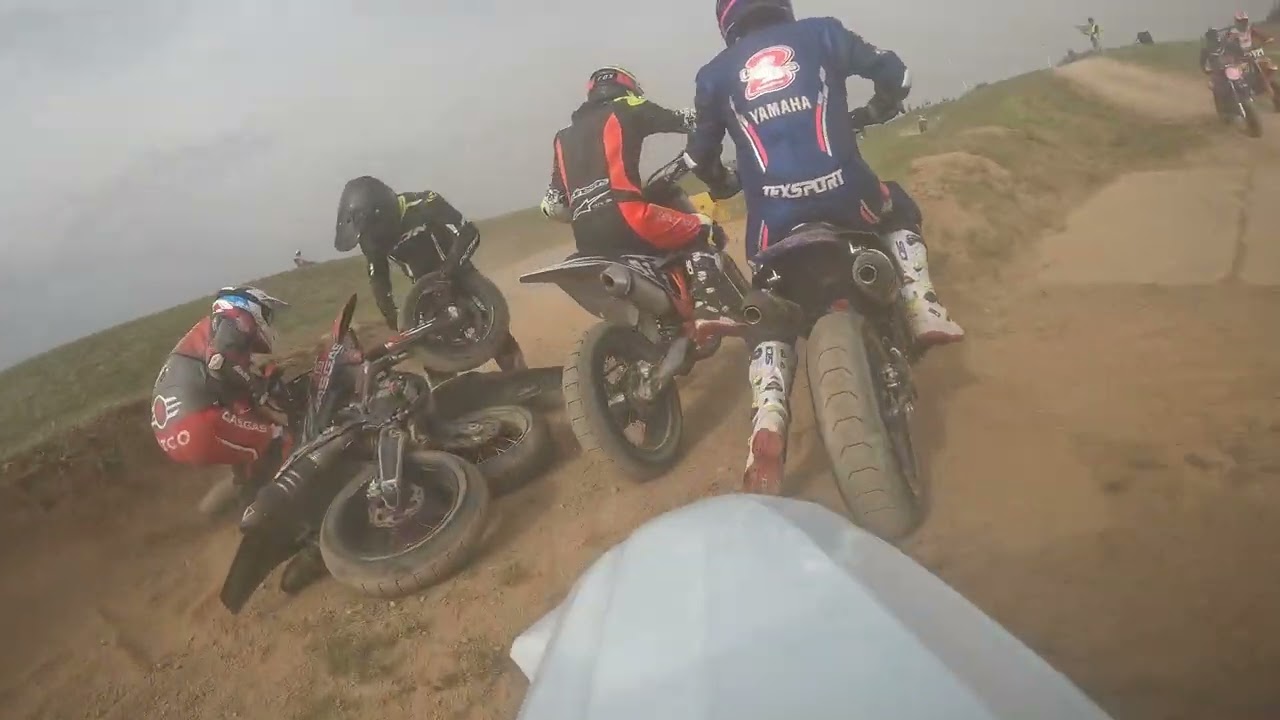 championnat de france supermotard vétéran Mirecourt (samedi 1/2)