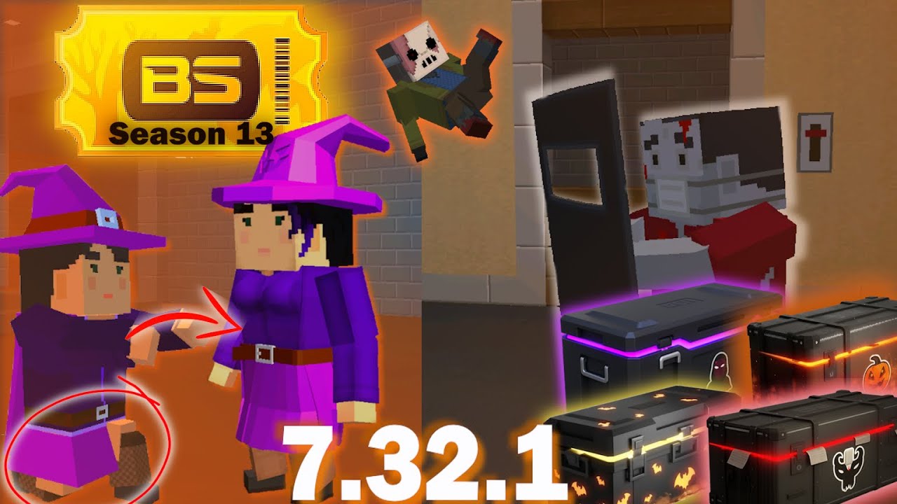 Crouch, Cases, and New Skins! Block Strike Halloween Update (7.32.1)