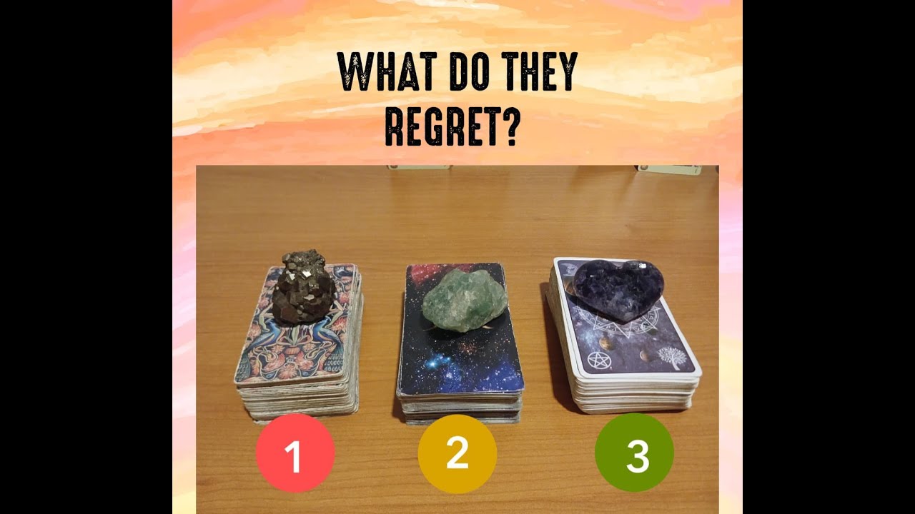 What do they regret when it comes to you💔💔🔮Pick a Card 🔮Tarot reading✨