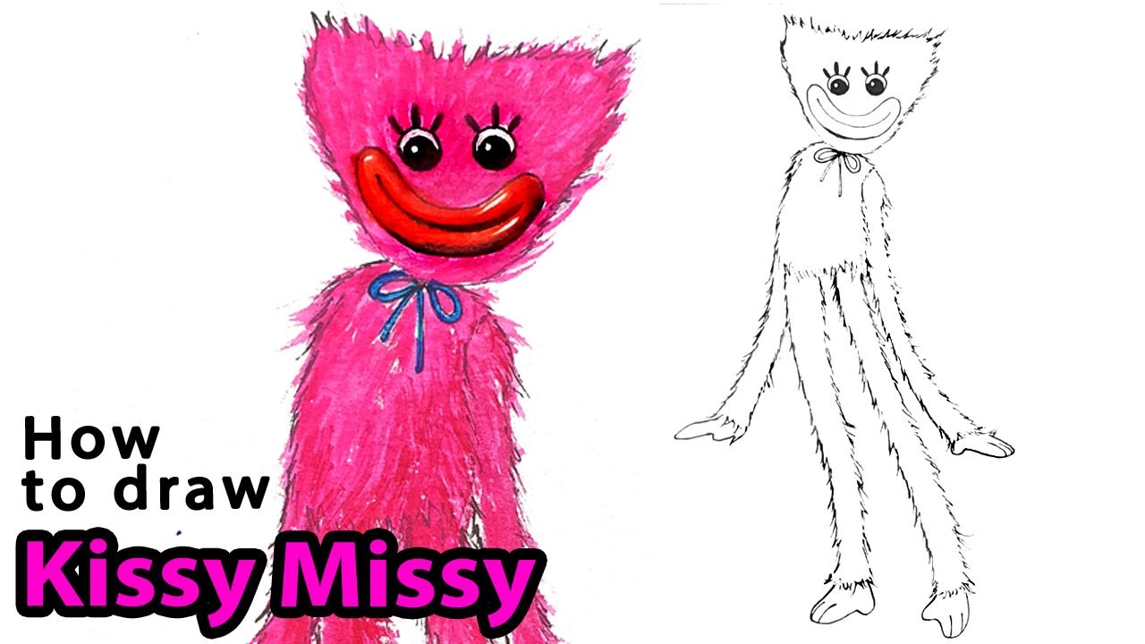 Draw like a pro! Learn how to draw Kissy Missy | Poppy Playtime