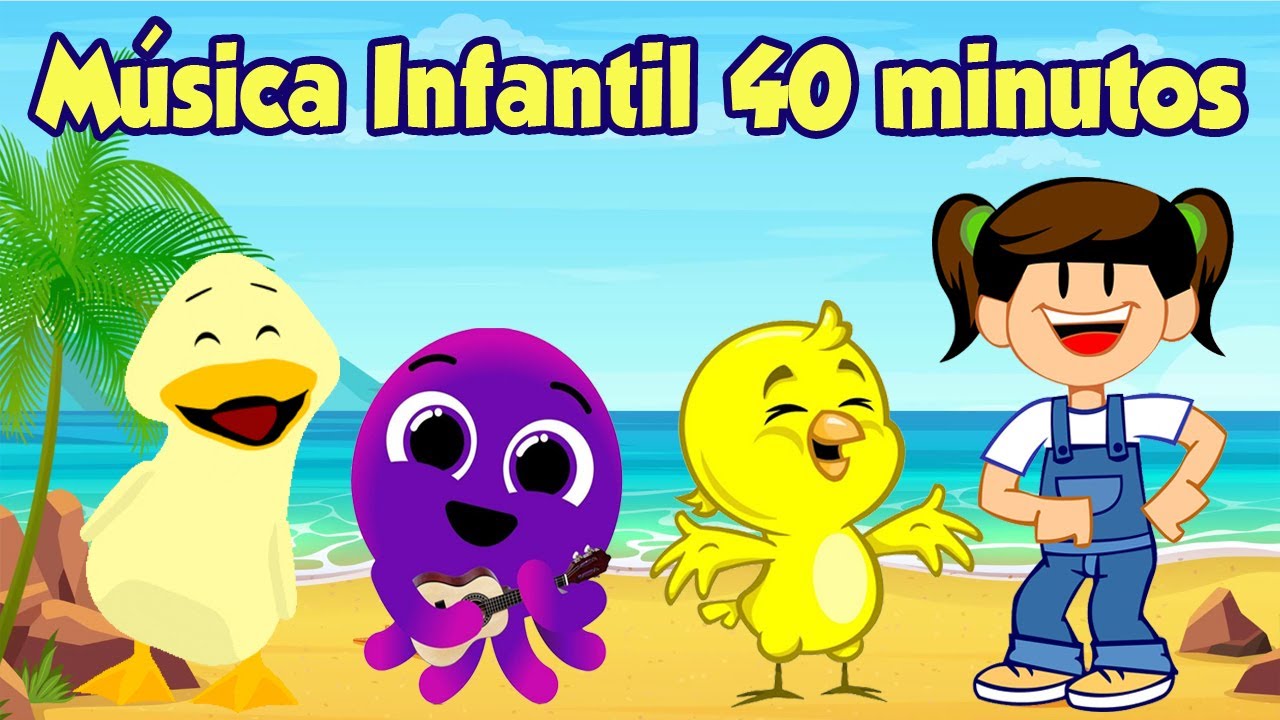 COLET&Acirc;NEA DE M&Uacute;SICAS INFANTIS - O PATINHO COLORIDO E MAIS 40 MINUTOS DE M&Uacute;SICAS