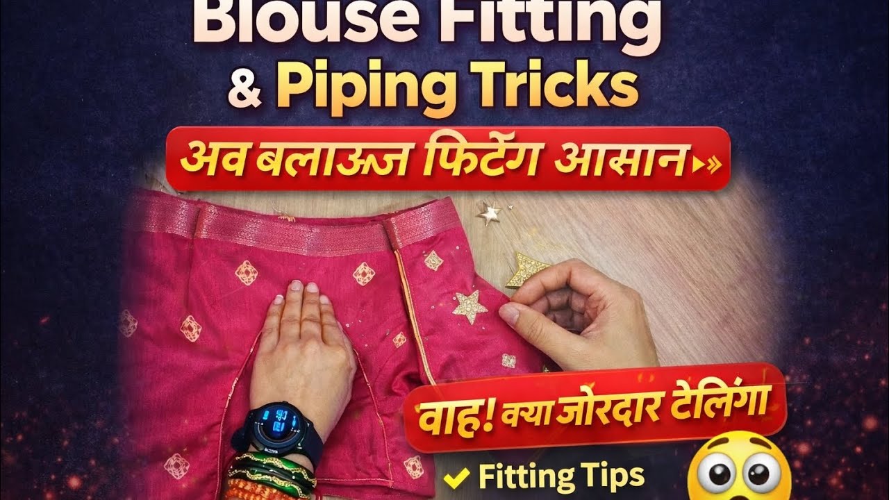 Perfect Blouse Banane Ka Asli Tarika 💖 | Gale Ki Patti + Fitting Secret