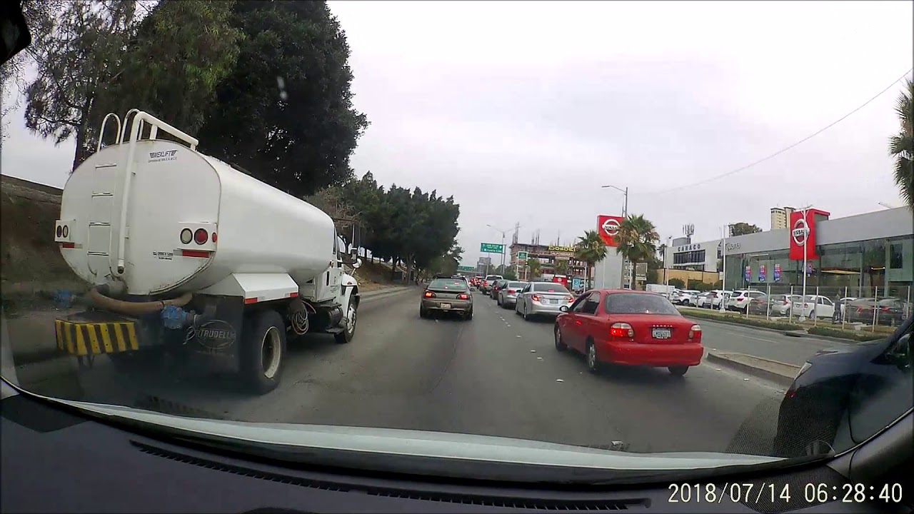 Driving Cross US-Mexico Border from Tijuana to San Diego