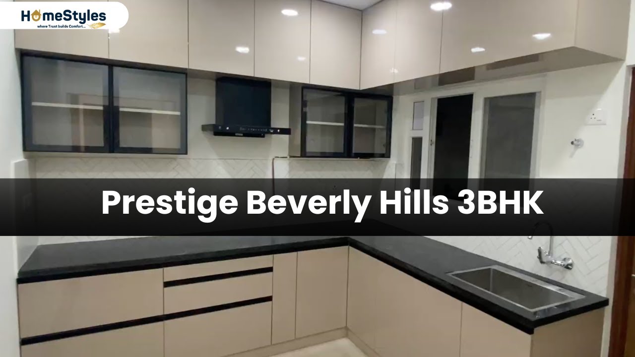 Prestige Beverly Hills 3BHK Interior Design | Full Apartment Tour