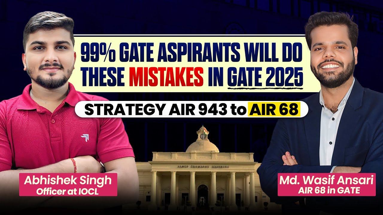 You will fail in GATE EXAM with this Single Mistake |Last 50 days Strategy for GATE #gate #gate2025