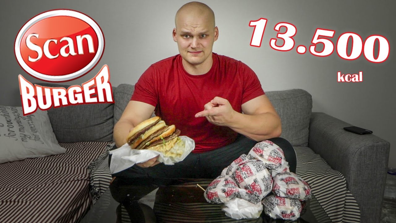Scanburger Hampurilaismenu (13.500kcal)
