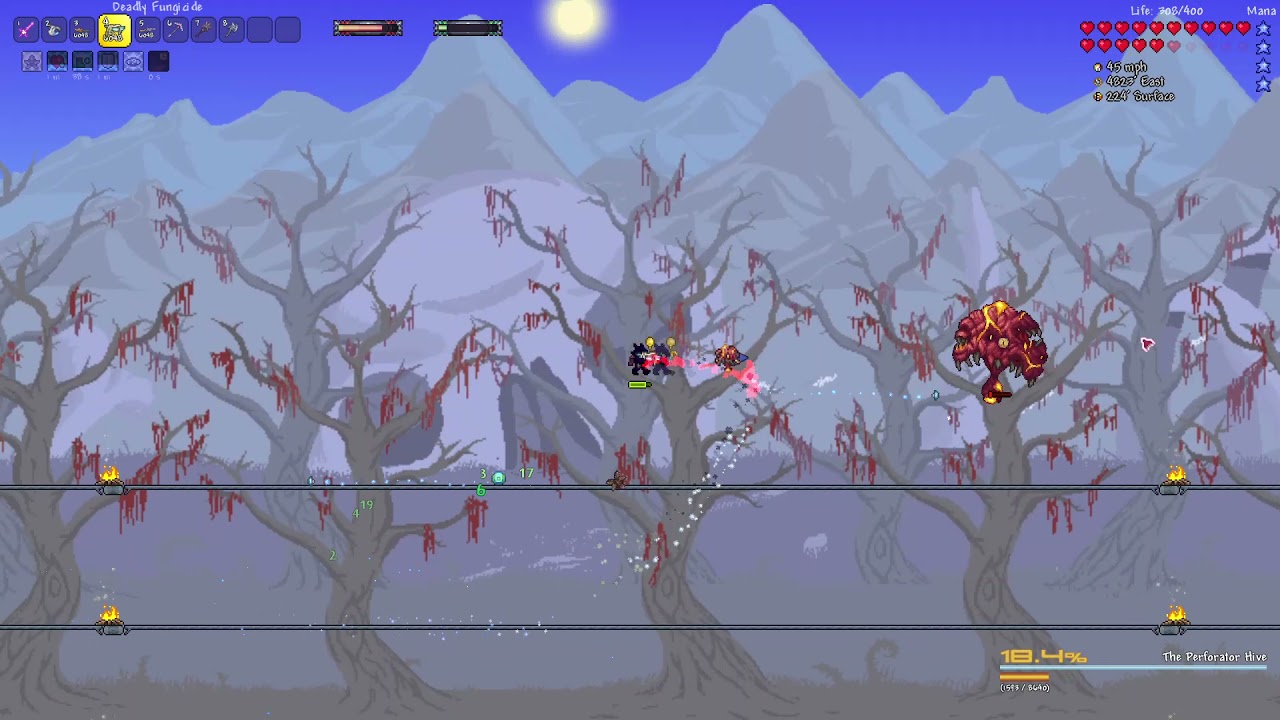 Terraria Calamity Mod [Revengeance Mode] | Perforator Hive Boss Fight