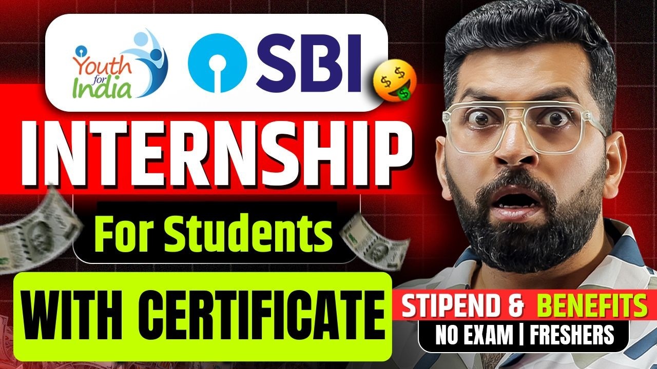 SBI Internship 2026 | New Internships for Students | Free Internship for students | SBI Internship