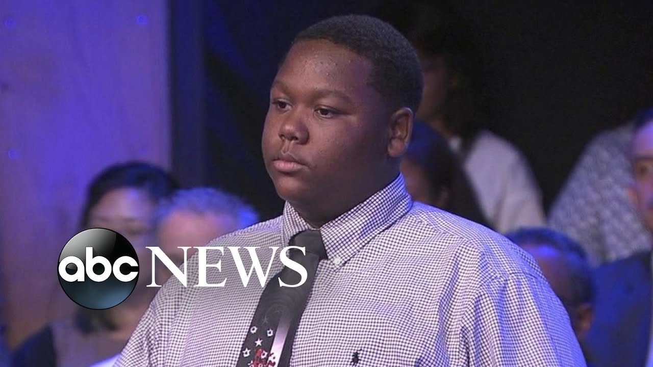 Alton Sterling's Son Asks for President's Help Uniting Races of the World