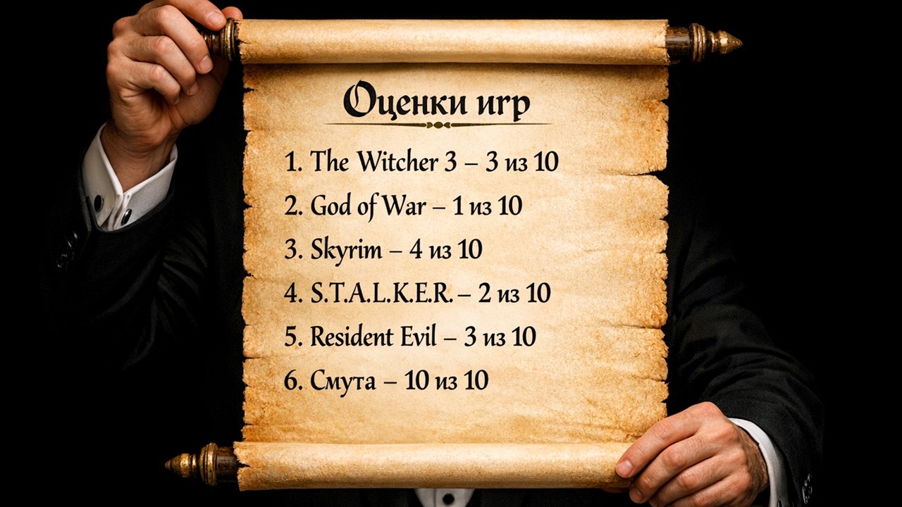 Тир лист, оценка игр ! #1