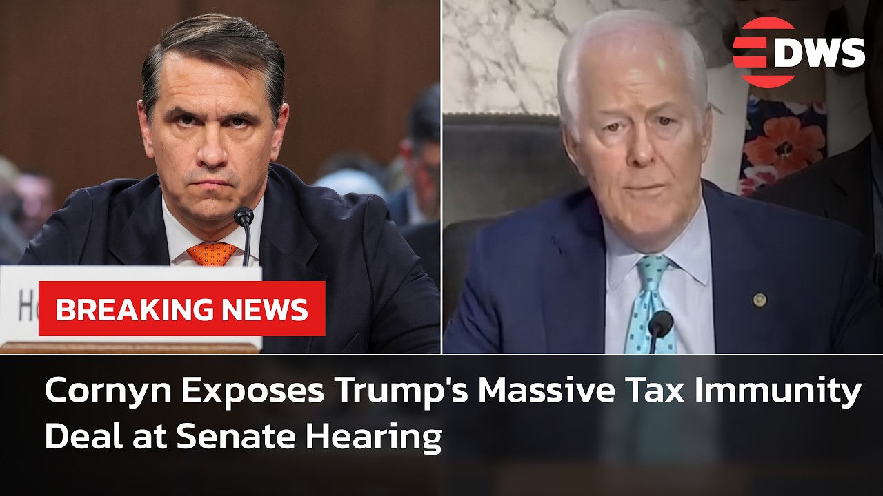 FULL CLASH: Republican Senator John Cornyn GRILLS Todd Blanche Over Trump&rsquo;s $1.8B IRS Deal! | AC14
