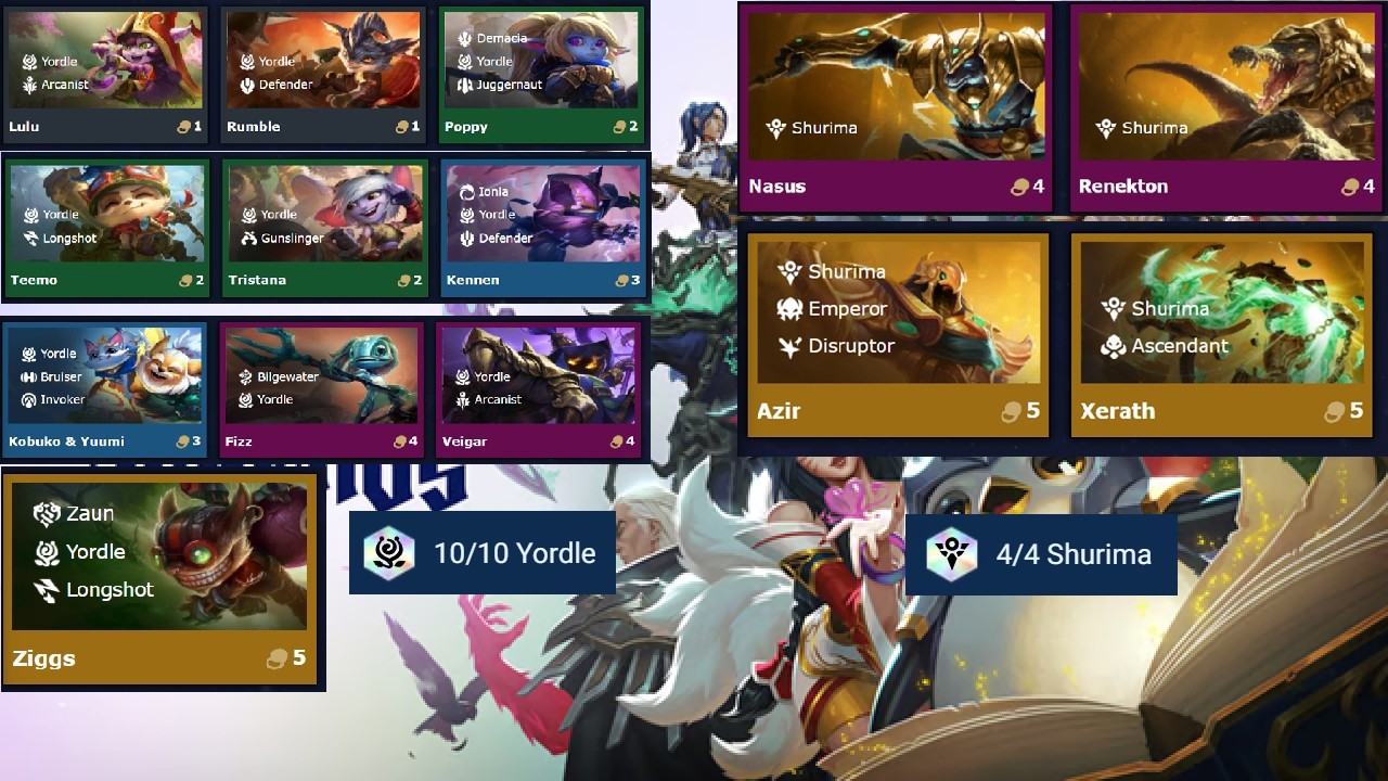 10 Yordle đấu với 4 Shurima trong Choncc!! / 10 Yordle vs. 4 Shurima in Choncc's Treasure!!