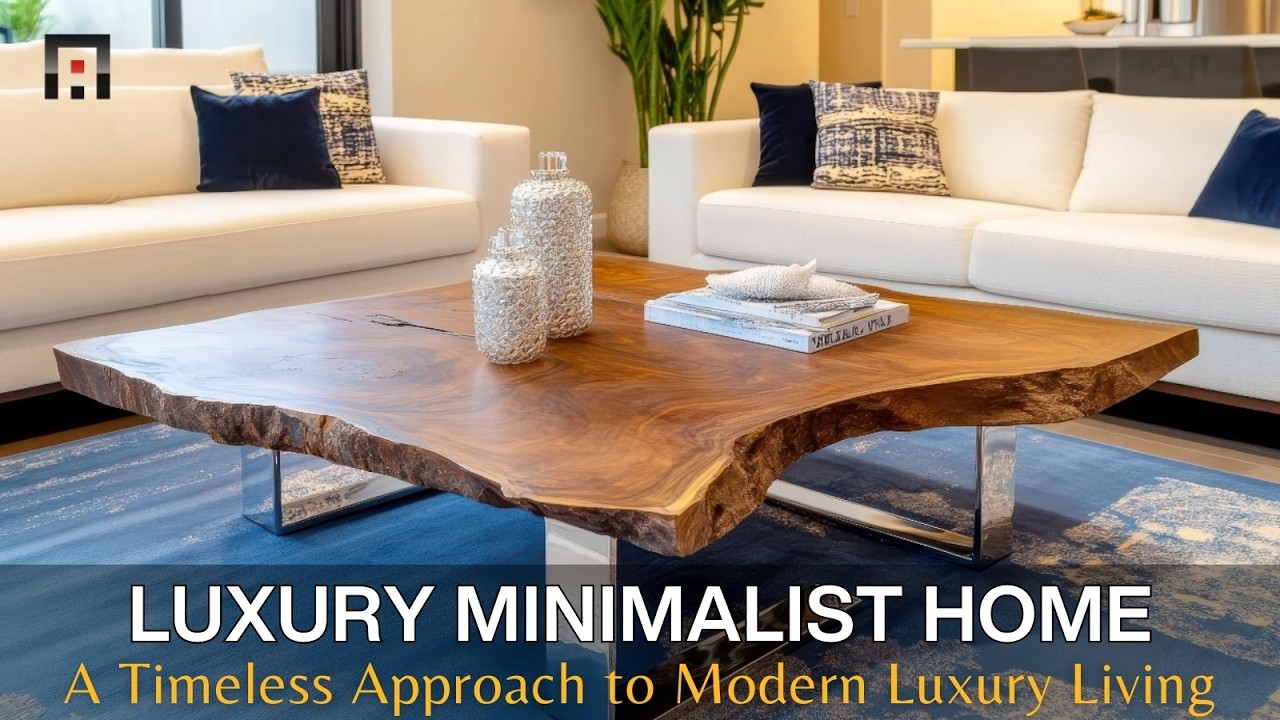 Luxury Minimalist Home Design Trends: Minimalist Homes with Modern Luxury Appeal