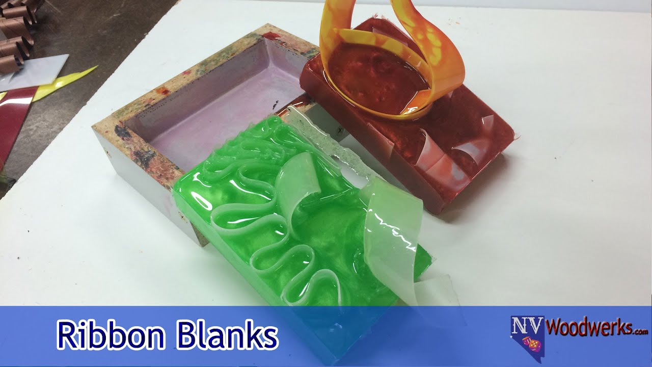 Making Ribbon Pen Blanks | Casting Alumilite Resin
