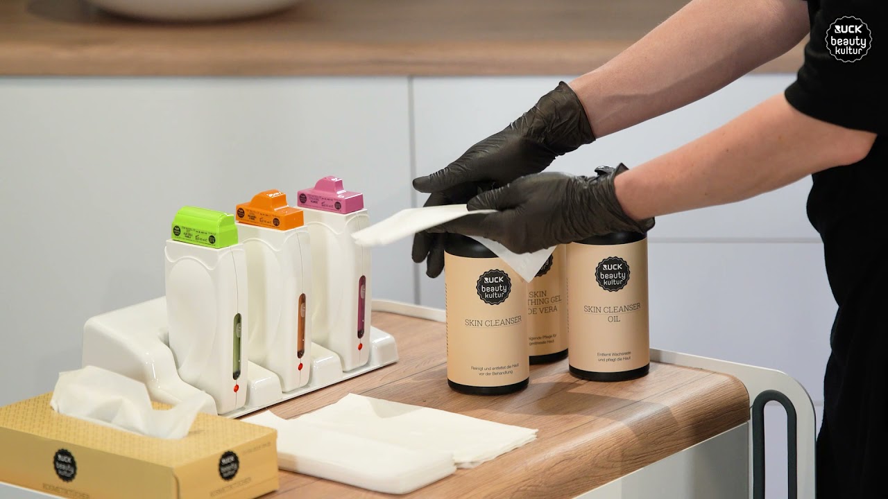 So gelingt die Epilation mit RUCK beautykultur STRIP WAX Warmwachspatrone - Tutorial