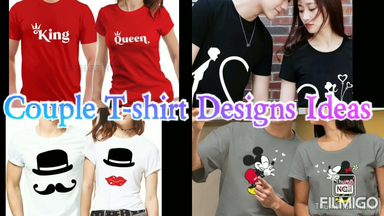 Couple T-shirt Designs ideas. Beautiful design ideas of couples T-shirt s