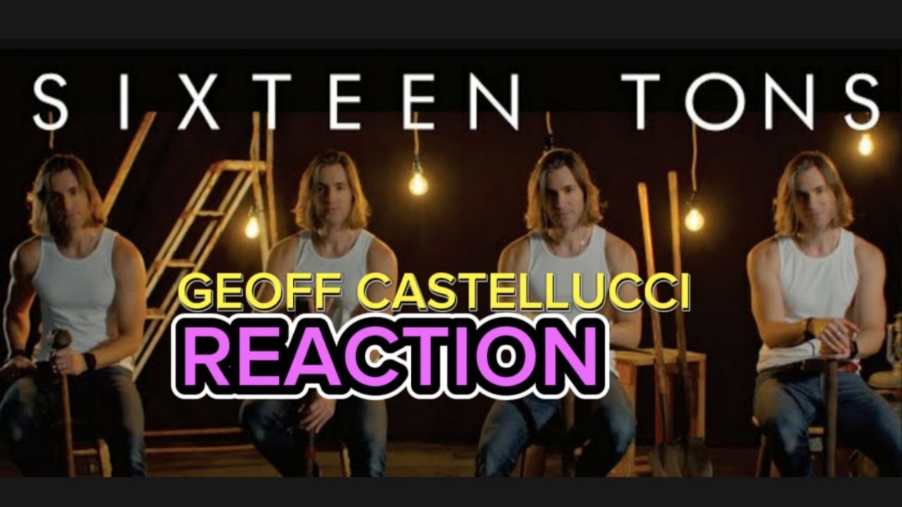 GEOFF CASTELLUCCI SIXTEEN TONS | Low Bass Singer Cover REACTION #singer #bass #geoffcastellucci