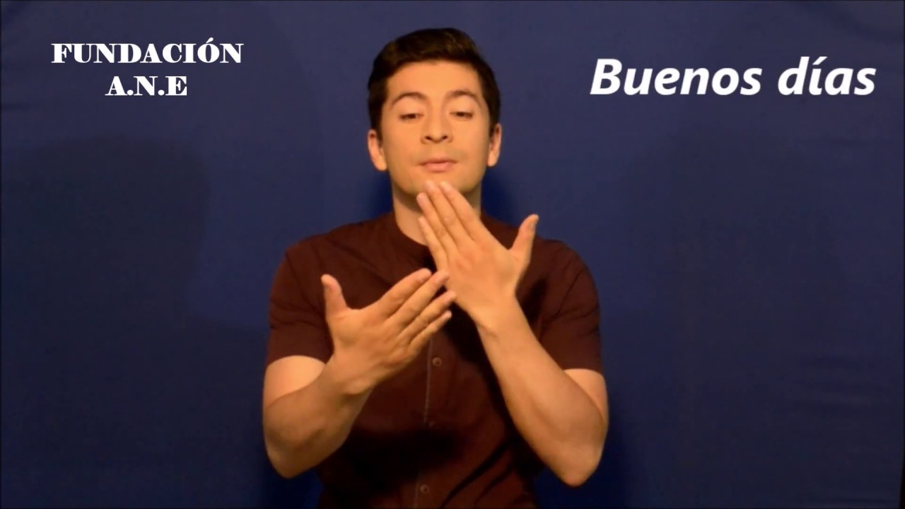 Aprende los saludos en Lengua de se&ntilde;as colombiana