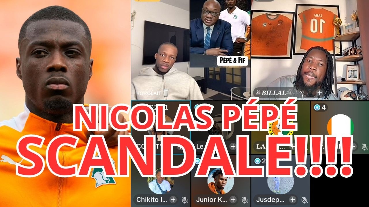 Affaire  Nicolas Pépé et l'equipe de la cote d'ivoire et la FiF