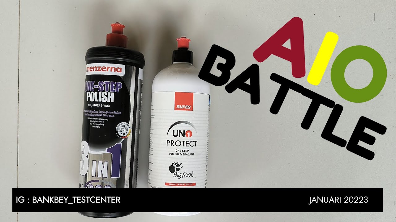 AIO Battles : Rupes Uno Protect v Menzerna 3 in 1.