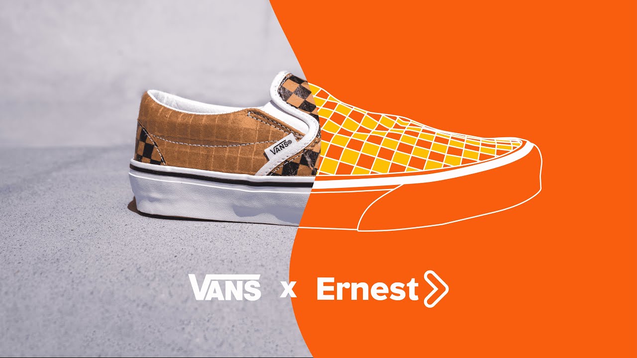Our cardboard Vans are Off the Wall.
