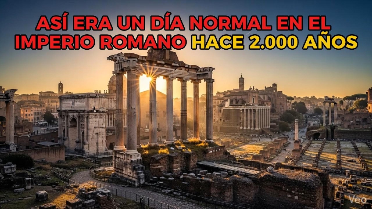 ASÍ ERA UN DÍA NORMAL EN EL IMPERIO ROMANO HACE 2000 años