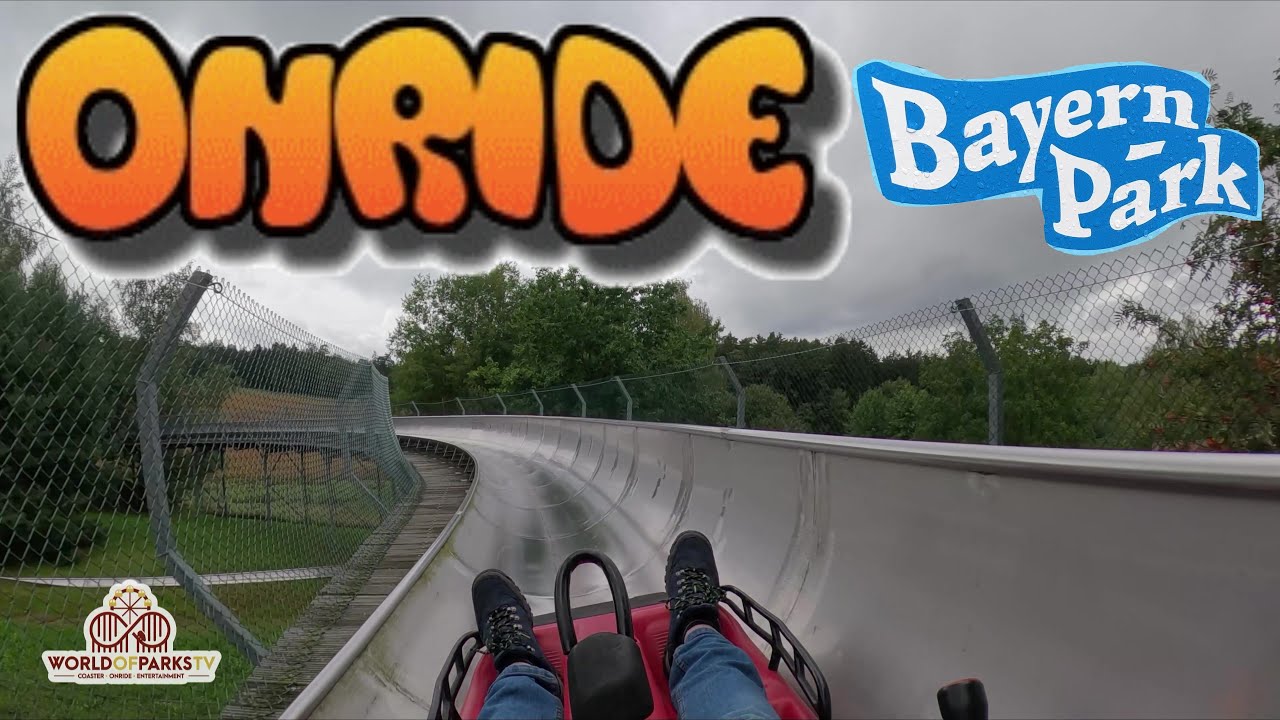 Bayern Park - Twinbob Rodelbahn (Onride POV) Bayernpark Reisbach - Wiegand – Sommerrodelbahn