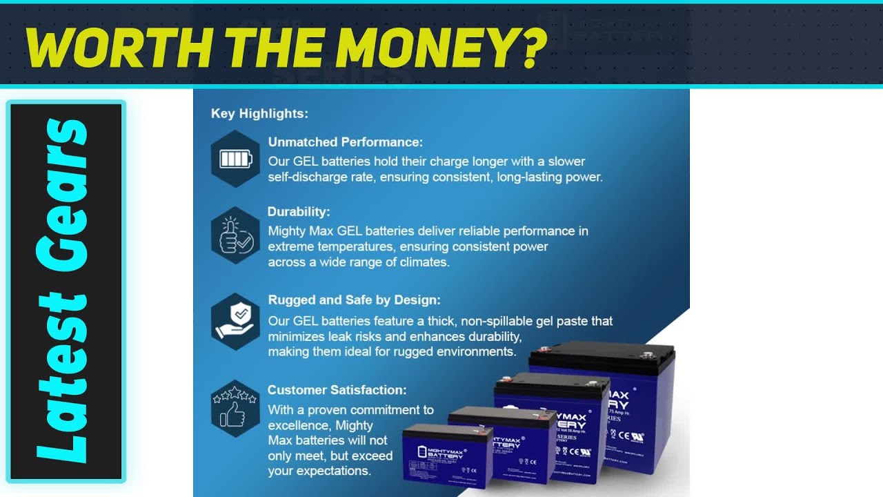 Mighty Max 12V 7AH Gel Battery: Unstoppable Power for Your Toys!