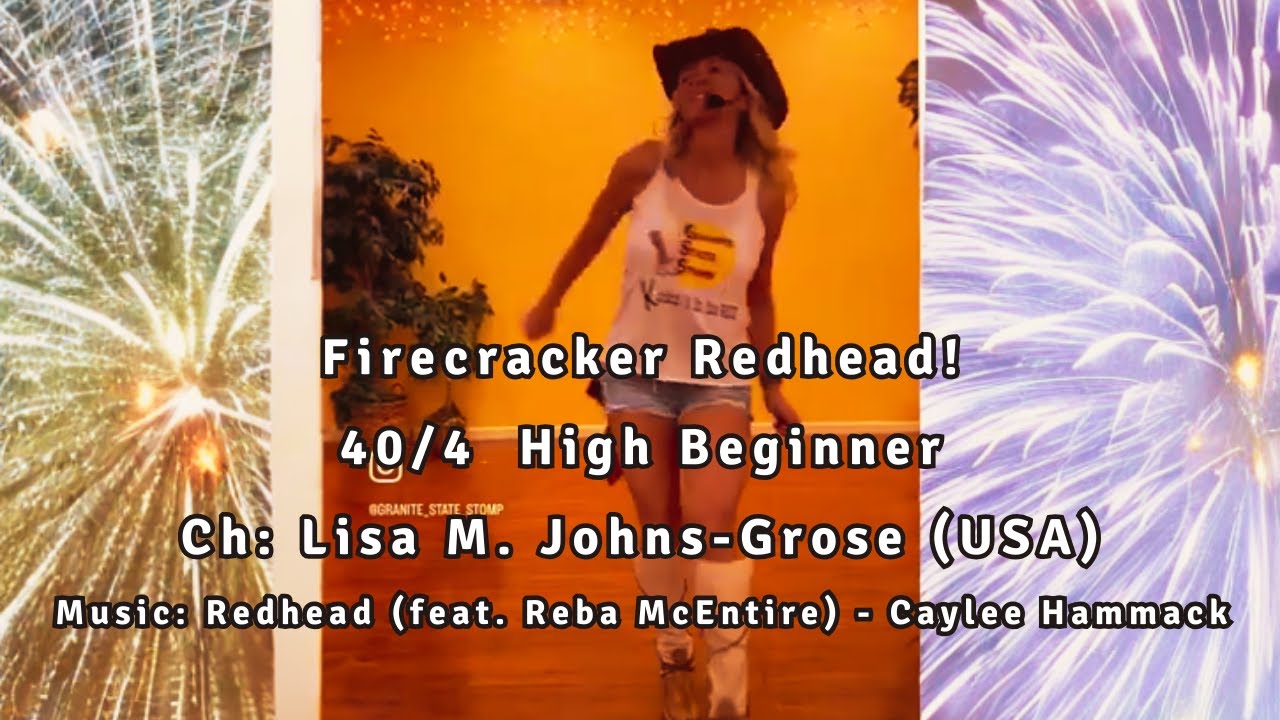 Firecracker Redhead - Line Dance Tutorial