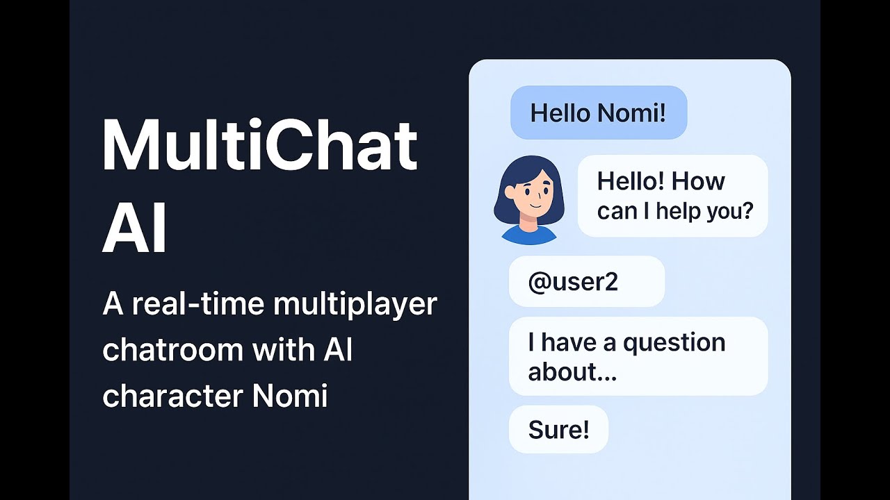 MultiChat AI &mdash; Real-Time Multiplayer Chatroom for Group Conversations with AI