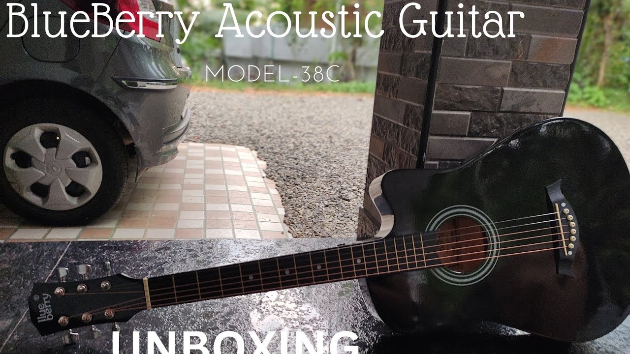 Unboxing Blueberry 38C Acoustic Guitar