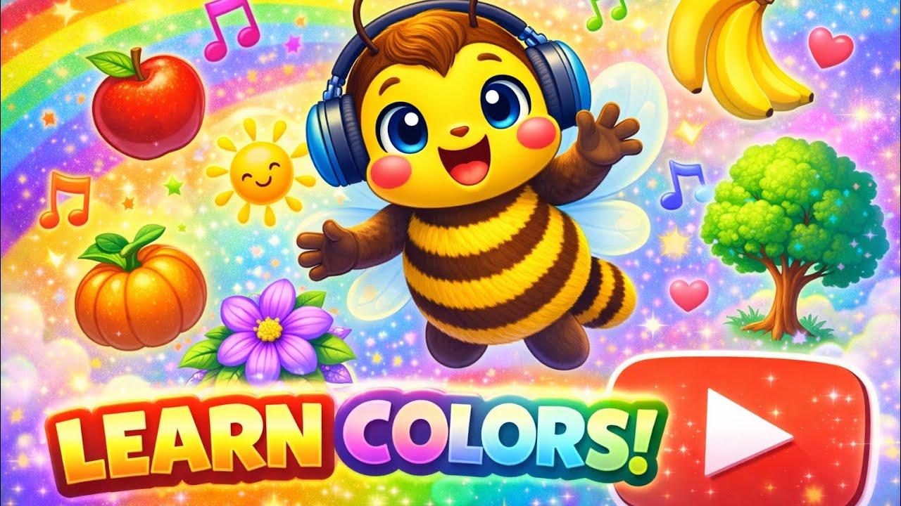 🌈 Learn Colors with BibbleBee 🐝 | Fun Kids Color Song | BibbleBee TV