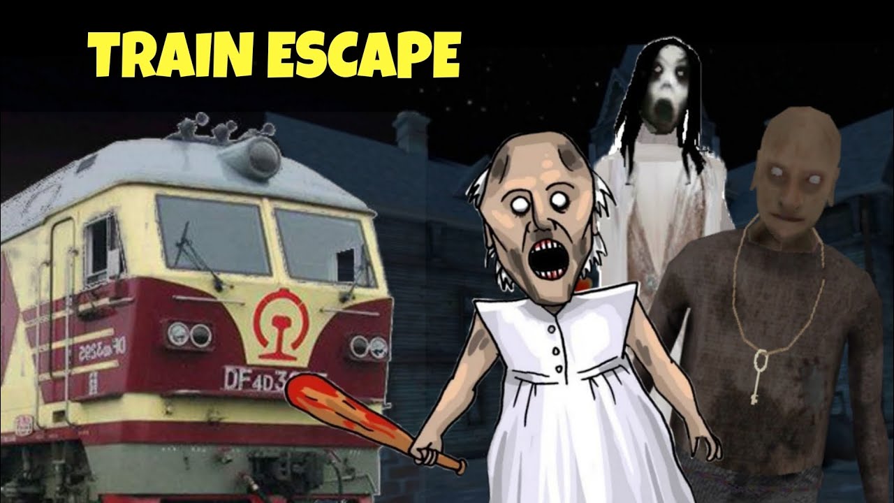 Train Escape From Granny Grandpa's House | Granny Chapter 3 Gameplay In Malayalam #1