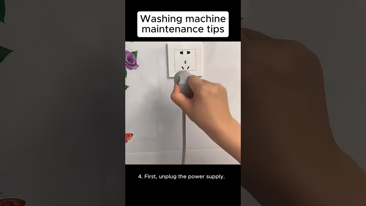 washing machine maintenance tips