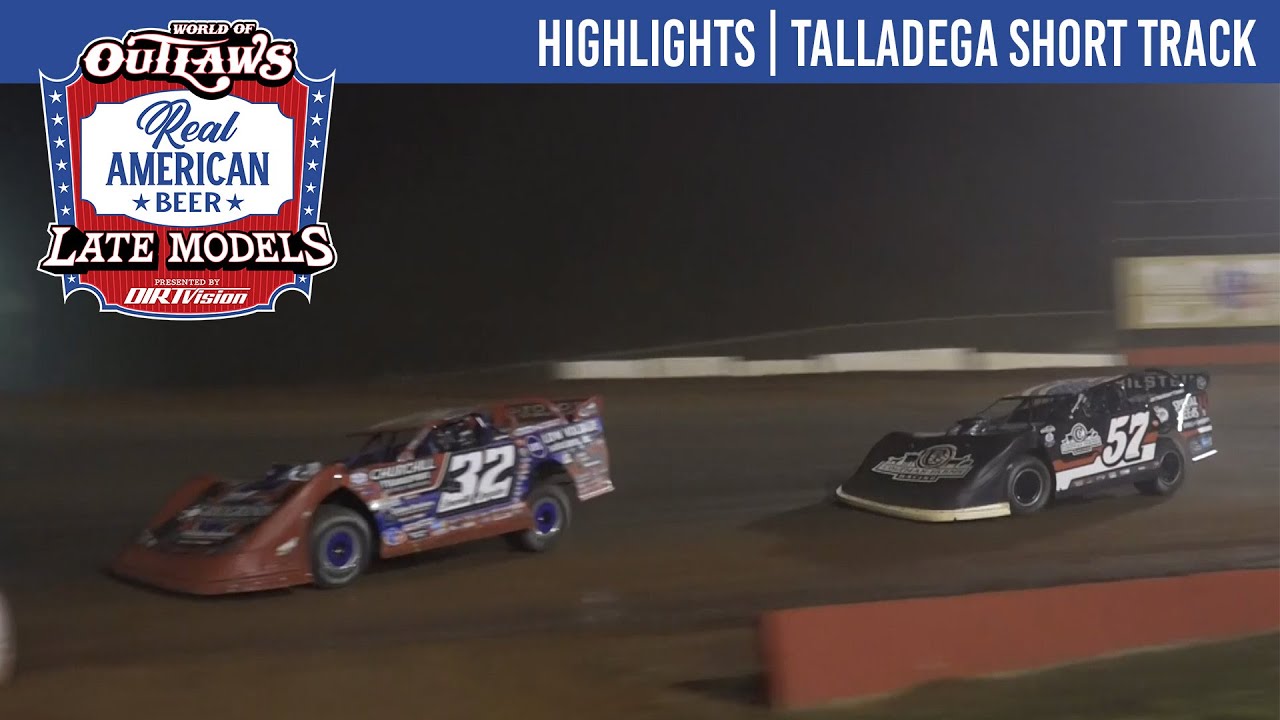 World of Outlaws Real American Beer Late Models | Talladega Short Track | April 25, 2025 | HIGHLIGHT