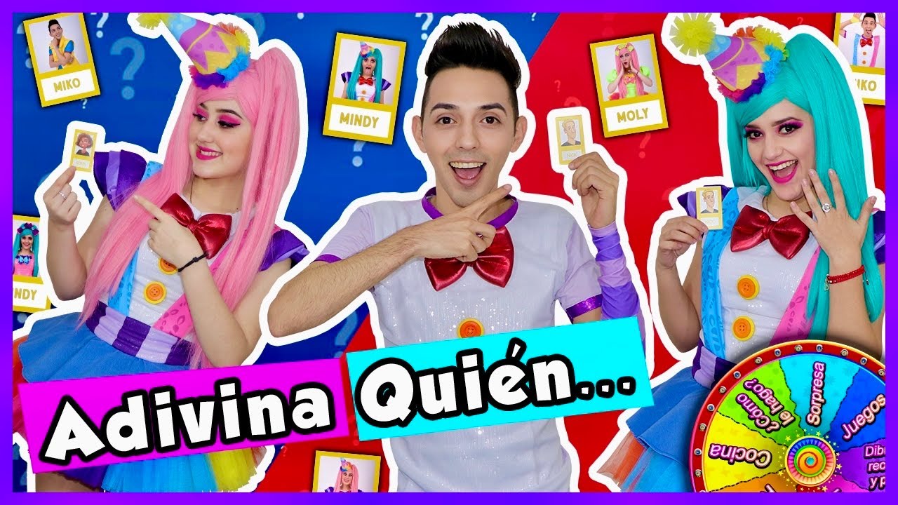 JUGAMOS ADIVINA QUIÉN / SHOW PIEDRA PAPEL O TIJERA / ADIVINA QUIÉN SOY /  ADIVINA QUIÉN / YOUTUBER