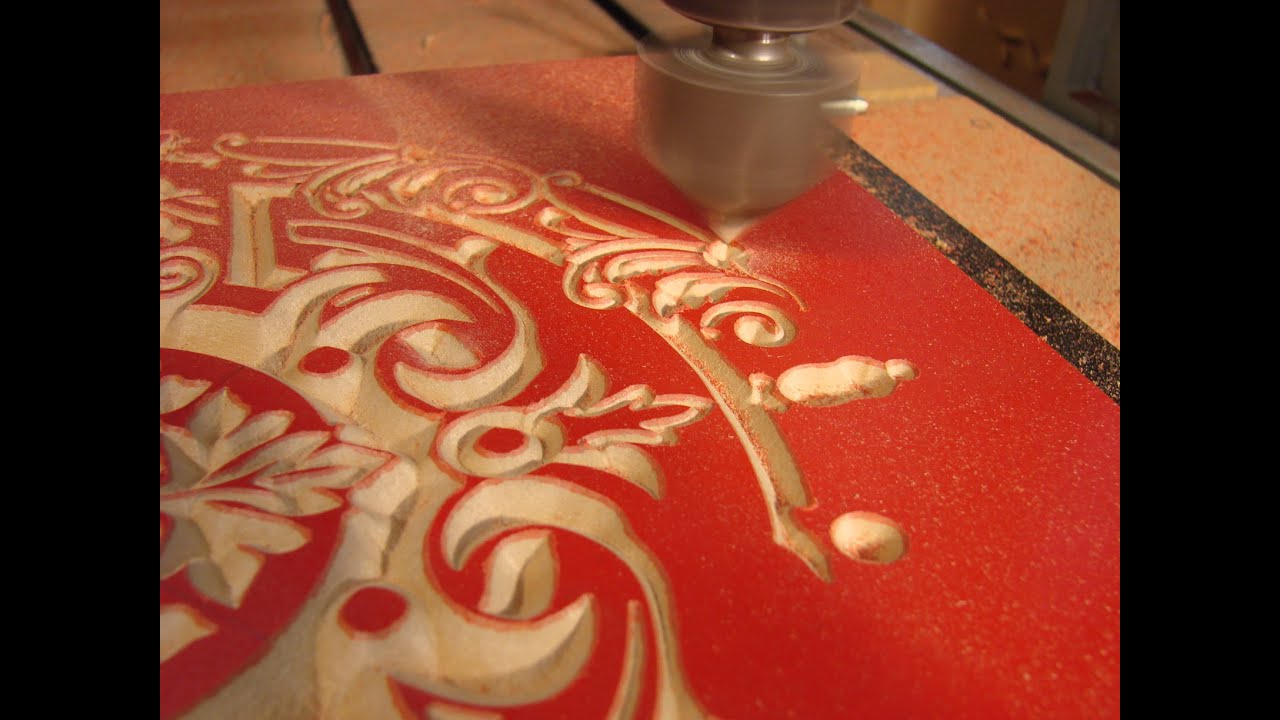 102 CNC Router, Vbit Carving ArtCAM Mach 3