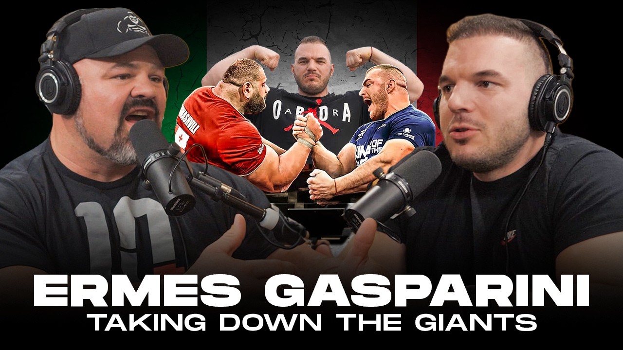 SIZE VS SKILL - BEATING GIANTS IN ARM WRESTLING FT. ERMES GASPARINI | SHAW STRENGTH PODCAST EP. 94