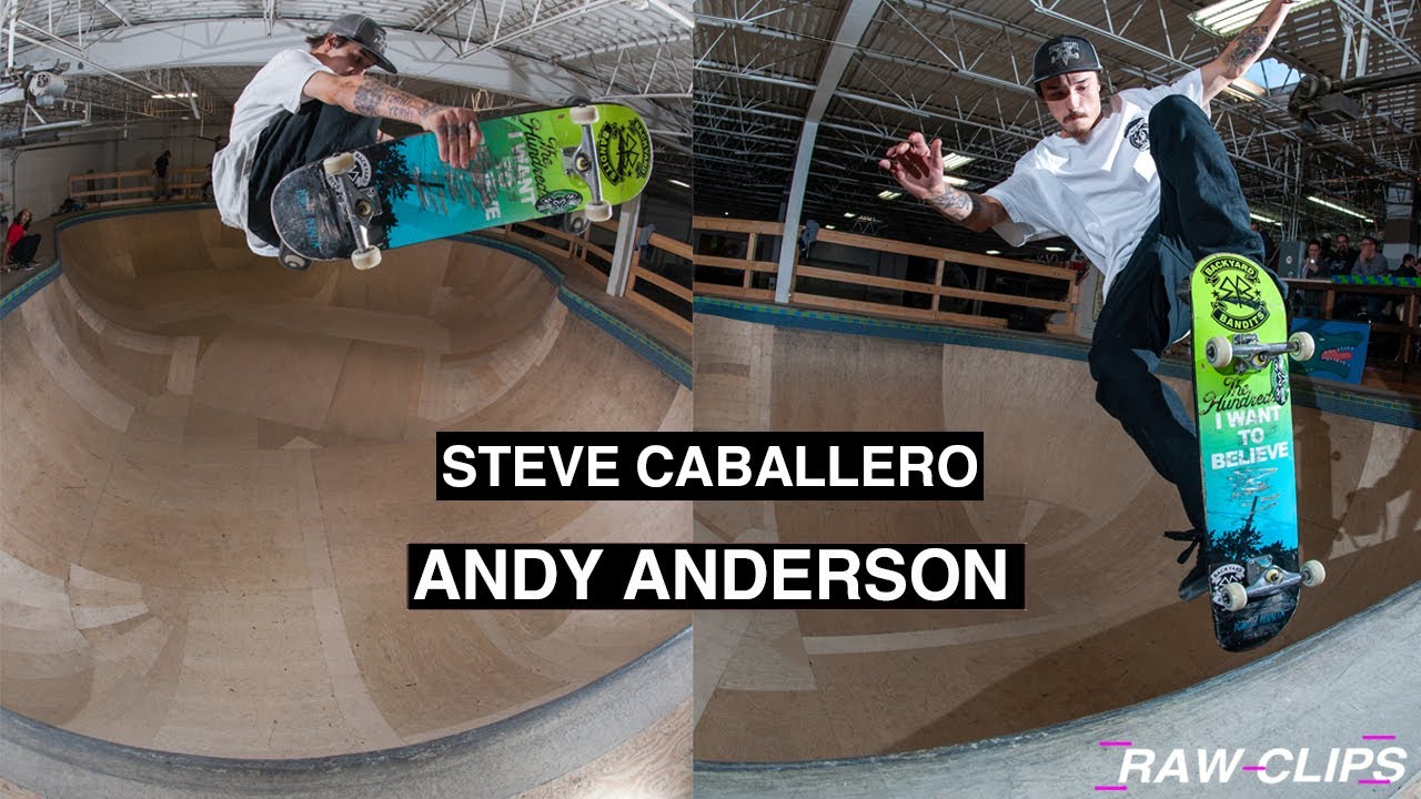 Andy Anderson Steve Caballero Charlie Blair Brad Mcclain RAW CLIPS