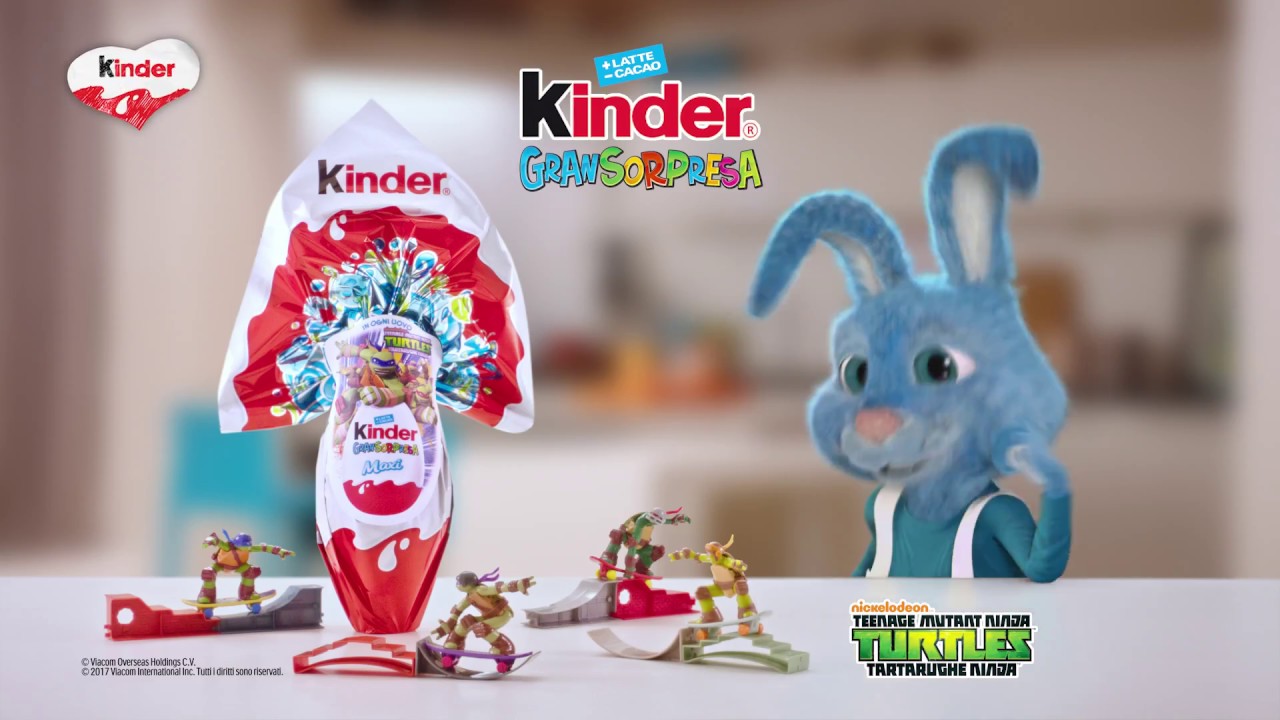 Pasqua 2018 - Kinder Gran Sorpresa Ninja Turtles - Spot 15 sec