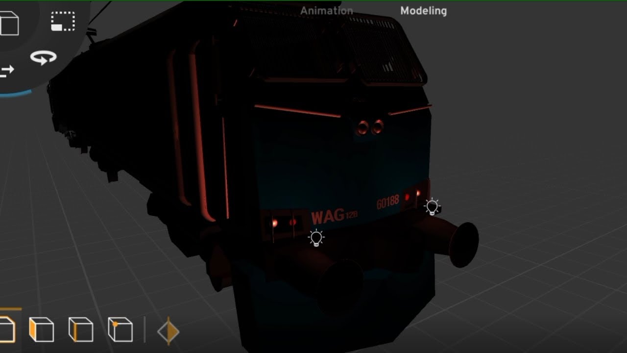 NEW WAG 12B LOCOMOTIVE|| MADE IN PRISMA 3D 