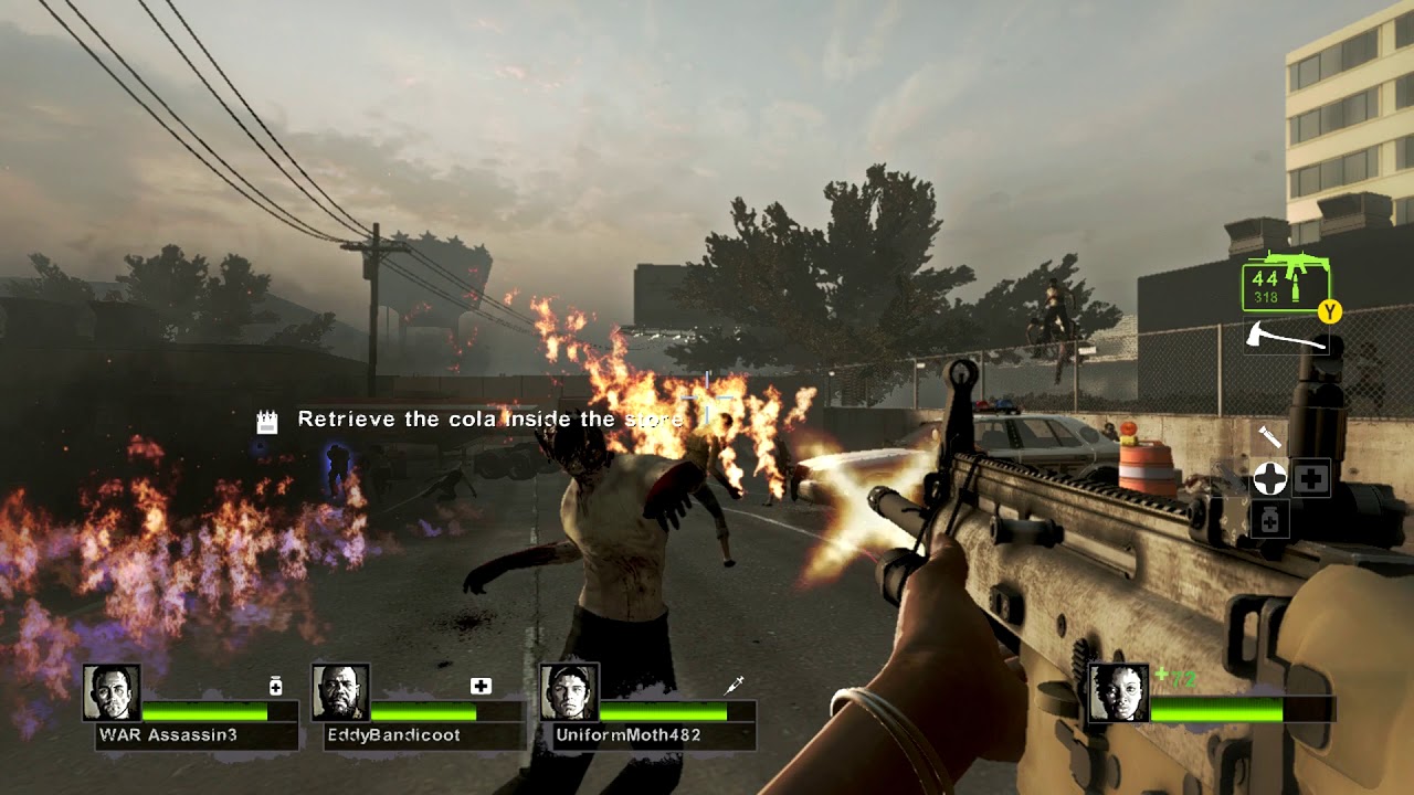 Testing Left 4 Dead 2 (XBox 360) on Xbox One X