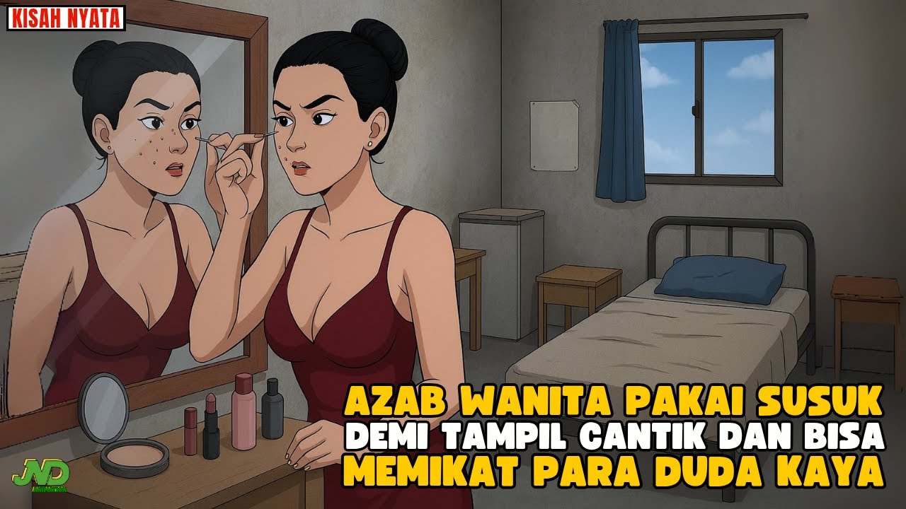 AZAB WANITA PENGGUNA SUSUK DEMI TERLIHAT CANTIK UNTUK MEMIKAT PARA DUDA KAYA RAYA || ANIMASI AZAB