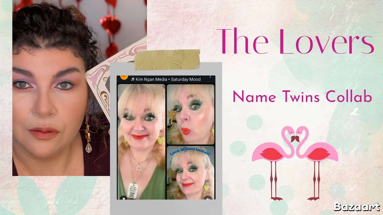 Name Twins Collab The Lovers palette by Cosmic Beauty 